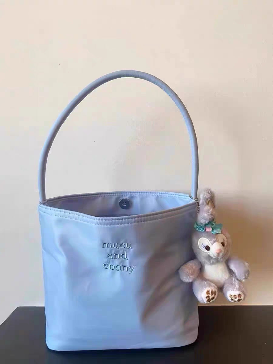 Much&Eboy Women's Chic Nylon Casual Shoulder Bag - Versatile Bucket Handbag
