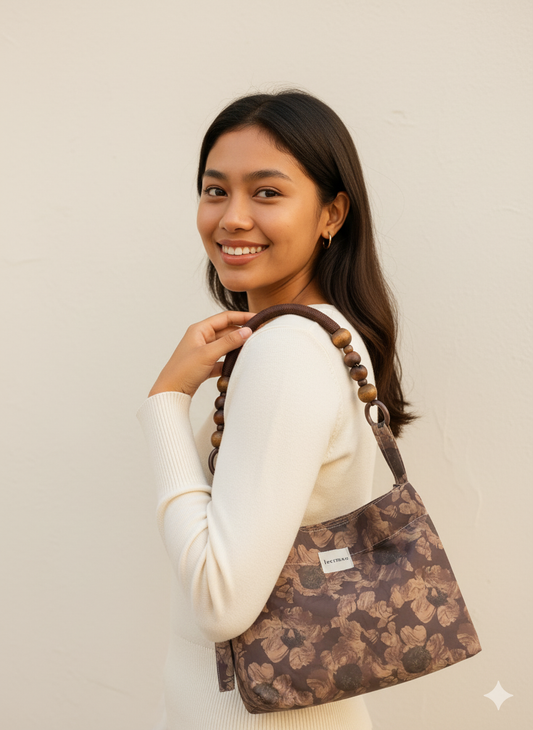 Chic Oriental Retro Shoulder Tote Bag - Stylish, Versatile & Spacious for Everyday