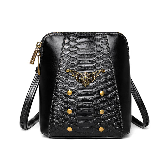 Chic PU Leather Mini Crossbody Bag for Women - Everyday Casual Shoulder Phone Pouch