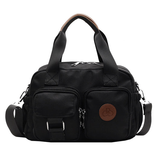 Sophisticated Canvas Tote Bag for Women - Large Capacity, Multi-Way Carry Handbag for Everyday Chic