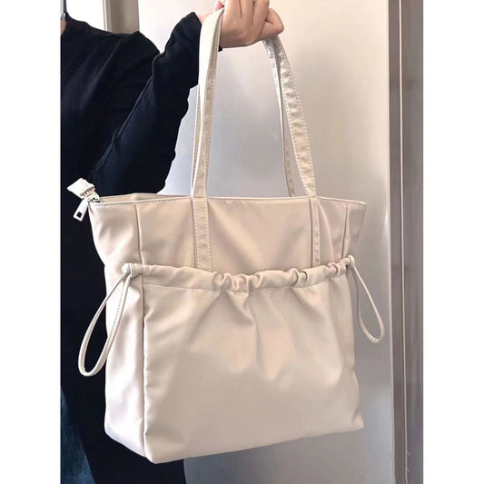 Waterproof Nylon Tote Bag for Women - Large Capacity, Chic & Versatile Shoulder Handbag