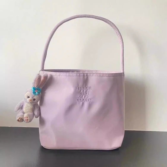 Much&Eboy Women's Chic Nylon Casual Shoulder Bag - Versatile Bucket Handbag